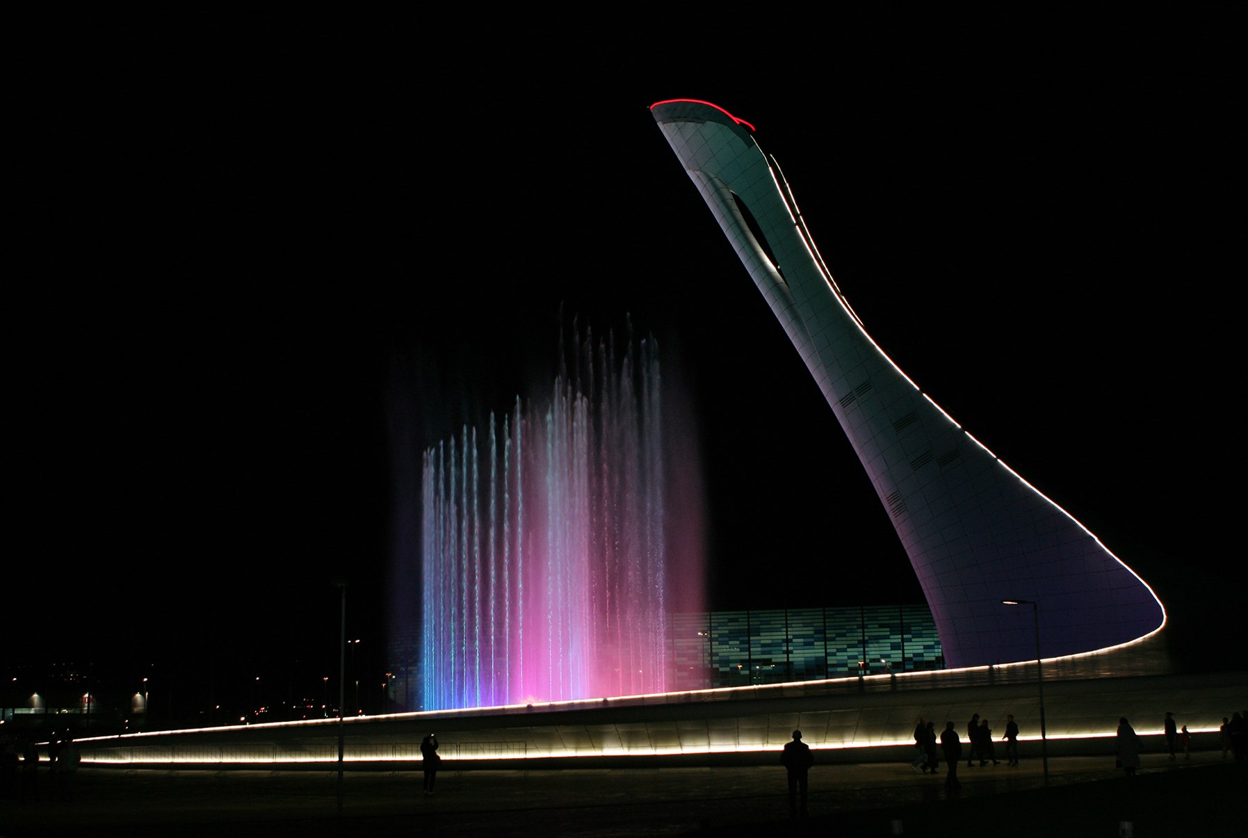 fontan v Olimpijskom parke